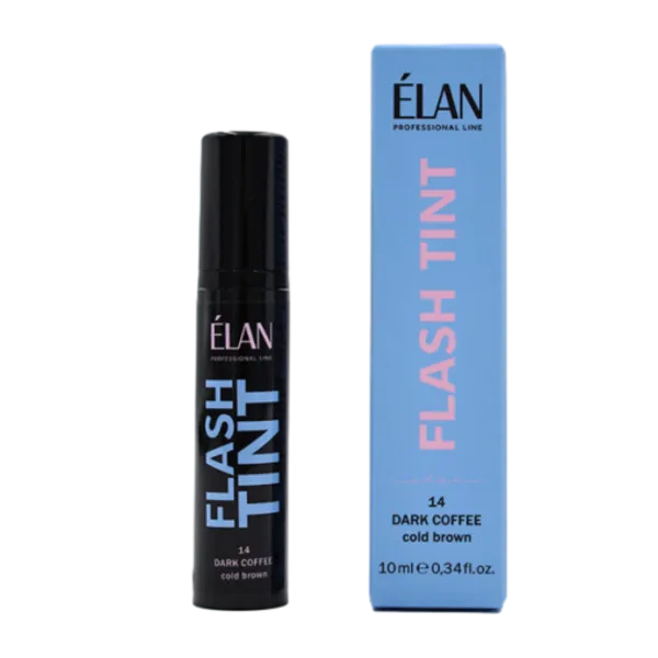 Фарба для брів та вій FLASH TINT (14) Dark Coffe Elan