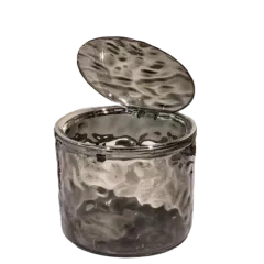 Контейнер круглий гофрований Grey