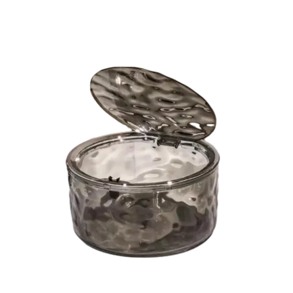 Контейнер круглый гофрированный Grey