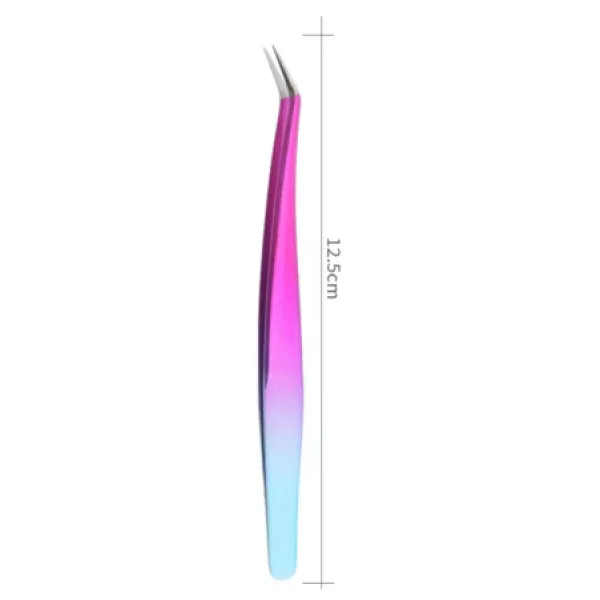 Eyelash extension tweezers Rainbow forceps