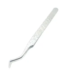 Tweezers for eyelash extension Boots Big Silver