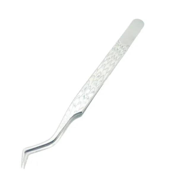 Tweezers for eyelash extension Boots Big Silver