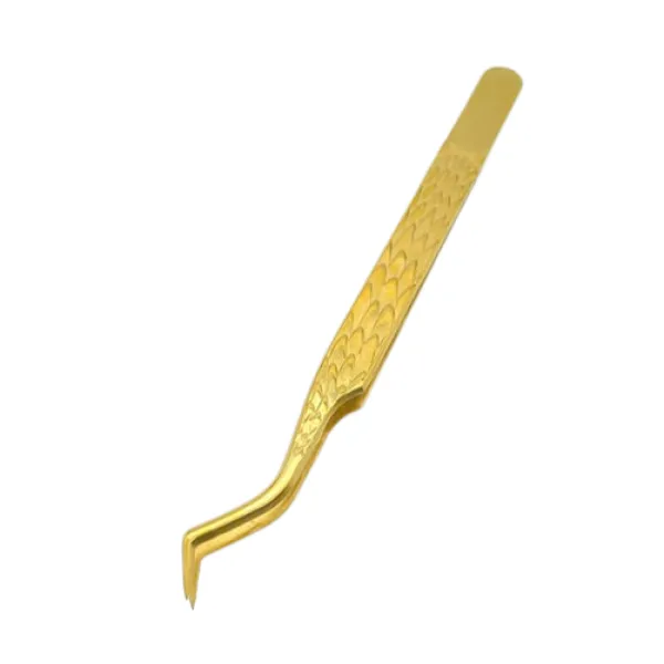 Tweezers for eyelash extension Boots Big Gold