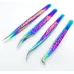 Tweezers for eyelash extension Boots Chameleon