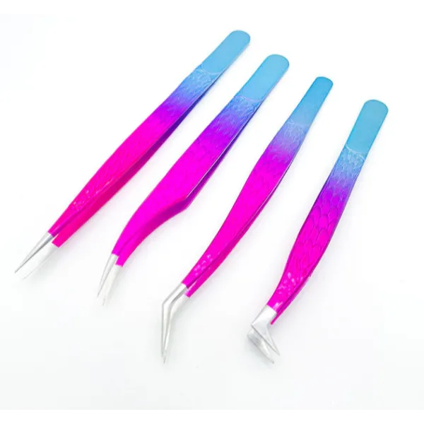 Tweezers for eyelash extension Boots Pink