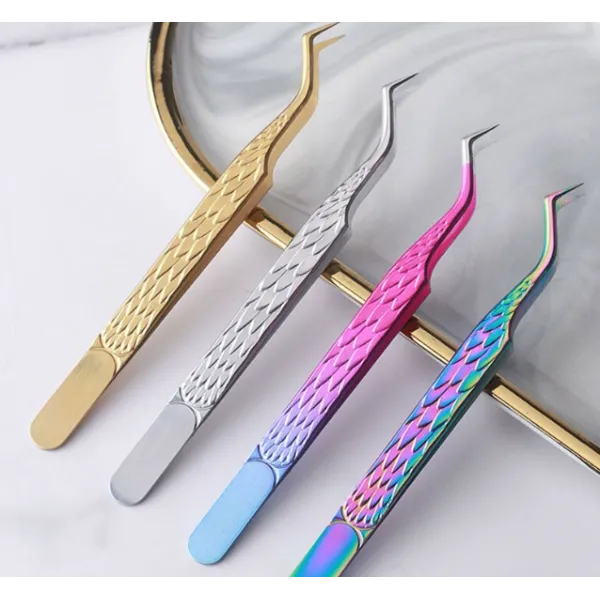 Eyelash Extension Tweezers Big Chameleon Boots