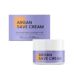 Защитный аргановый крем для бровей и ресниц Save Cream Argan Joly:Lab
