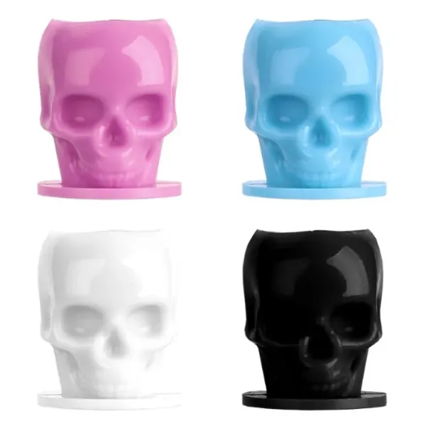Caps for paint Skull White