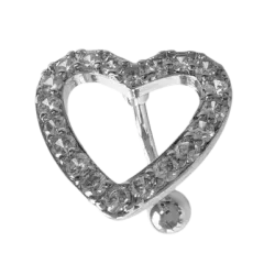 Прикраса у пупок Серце