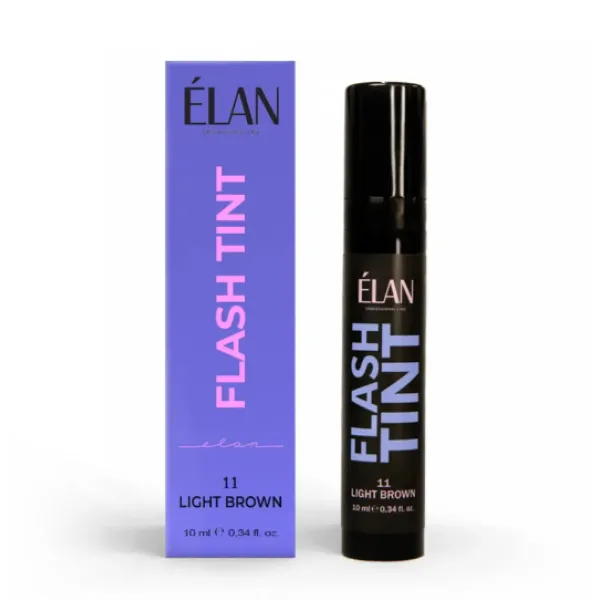 Фарба для брів та вій FLASH TINT (11) Light brown Elan