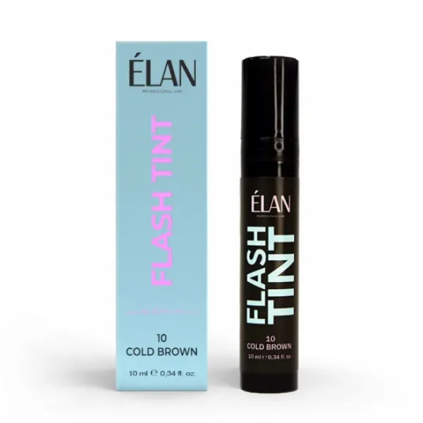 Eyebrow and eyelash dye FLASH TINT (10) Gold brown Elan