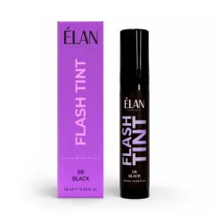 Eyebrow and eyelash dye FLASH TINT (08) Black Elan