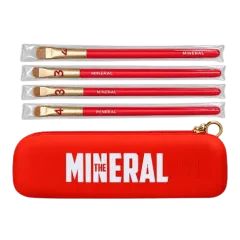 Набір професійних пензлів The Mineral №1–№4