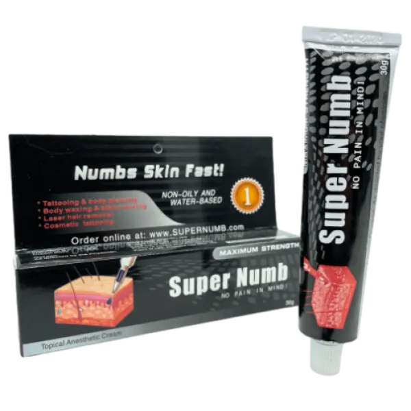 Anesthetic cream Super Numb Black