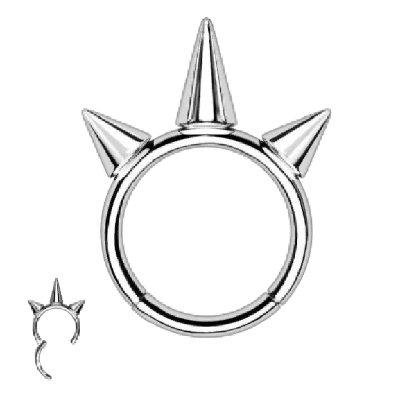 Кільце-клікер із шипами