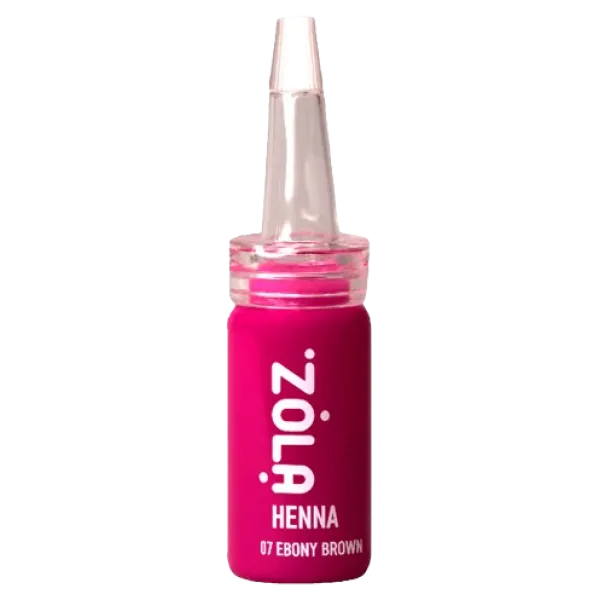 Розпродаж! Хна професійна для брів 07 Ebony Brown ZOLA