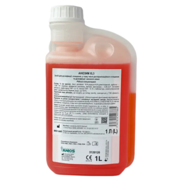 Засіб для очищення та дезінфекції Аніозим XL3 1л