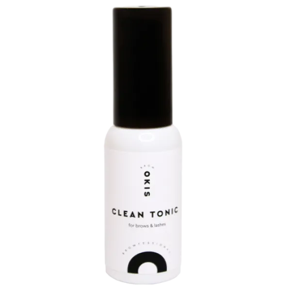 РОЗПРОДАЖ!! Тонік очищаючий для брів та вій Clean Tonic OKIS BROW
