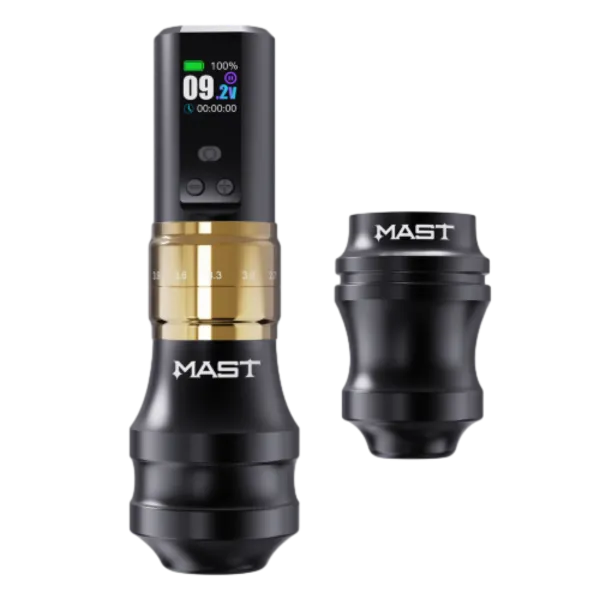 Тату машинка Mast Fold 2 Pro 2 battery WQP-075 v2 з 2 тримачами