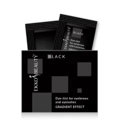 Распродажа! Краска-тинт для бровей и ресниц Gradient Effect Black EKKO BEAUTY