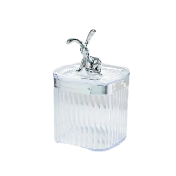 Square organizer Rabbit Silver