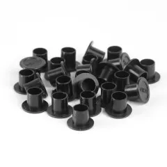 Колпачки черные пластиковые на подставке 10 мм