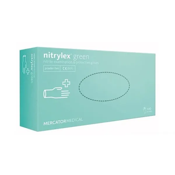 Nitrylex nitrile gloves green
