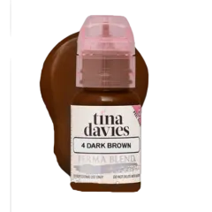 Распродажа! Пигмент для татуажа Perma Blend Tina Davies 4 Dark Brown 15 мл