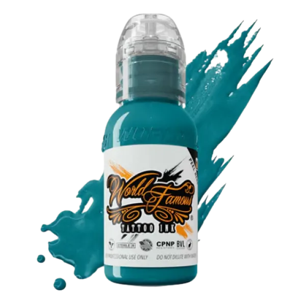 SALE!!! World Famous Ink - JAY FREESTYLE - Turquoise