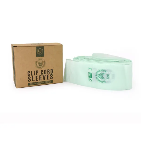 Защитные пакеты Ava Biodegradable Clip Cord Sleeves