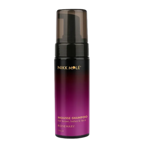 Mousse shampoo for eyebrows, eyelashes and face SKIN NIKK MOLE