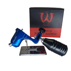 Ava A2 Blue rotary clipper with holder