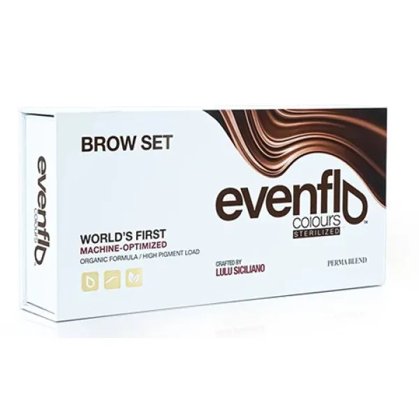 Set of pigments for permanent makeup Perma Blend - Evenflo Brow Set