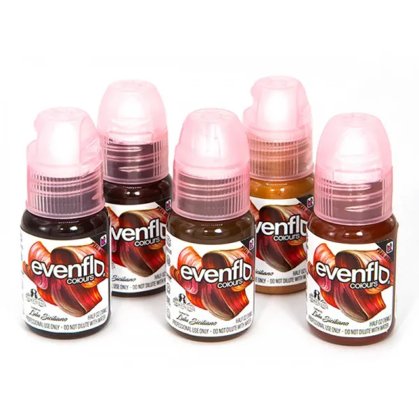 Set of pigments for permanent makeup Perma Blend - Evenflo Brow Set