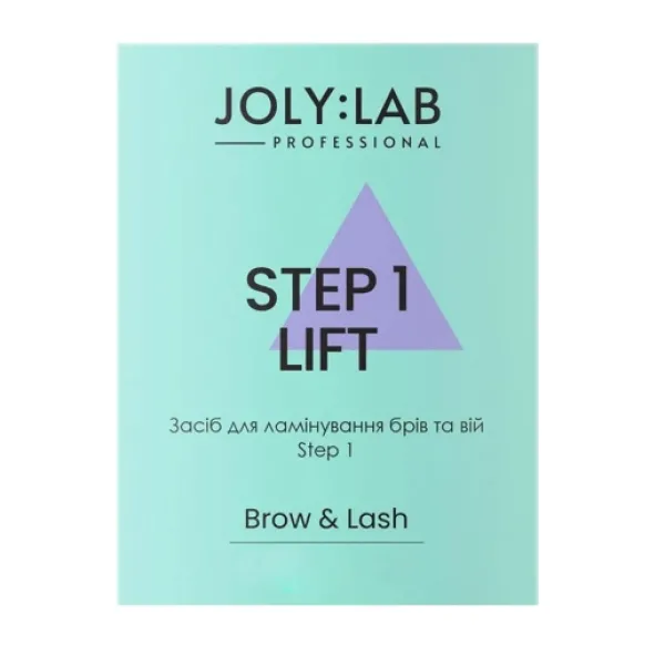 Sachet for lamination of eyebrows and eyelashes Step 1 Joly:Lab