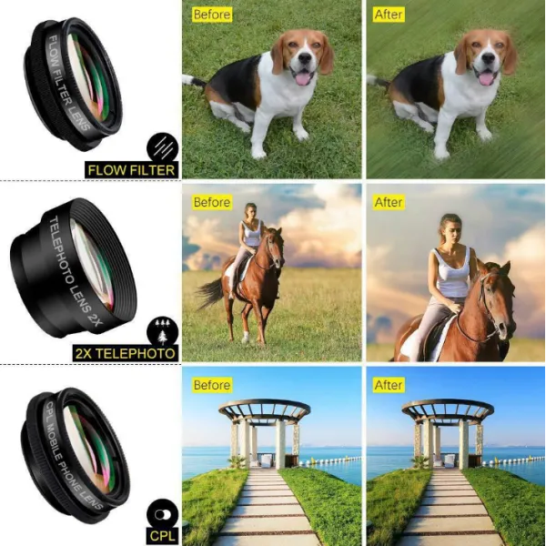 5in1 phone lens set