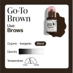 Пигмент для татуажа Perma Blend - Go to Brown