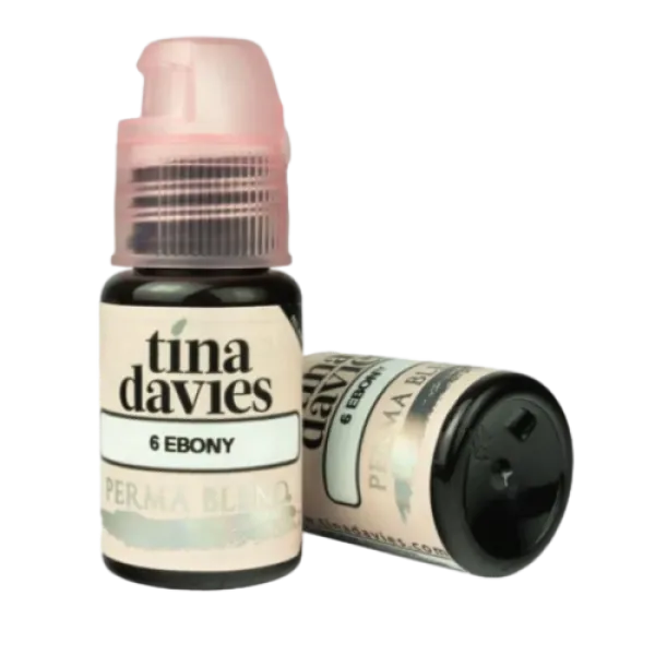 Распродажа! Пигмент для татуажа Perma Blend Tina Davies 6 Ebony 15 мл