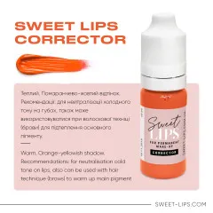 Pigment for permanent makeup SWEET LIPS Corrector