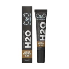 Eyebrow and eyelash dye Light Brown 8.36 H2O OKO