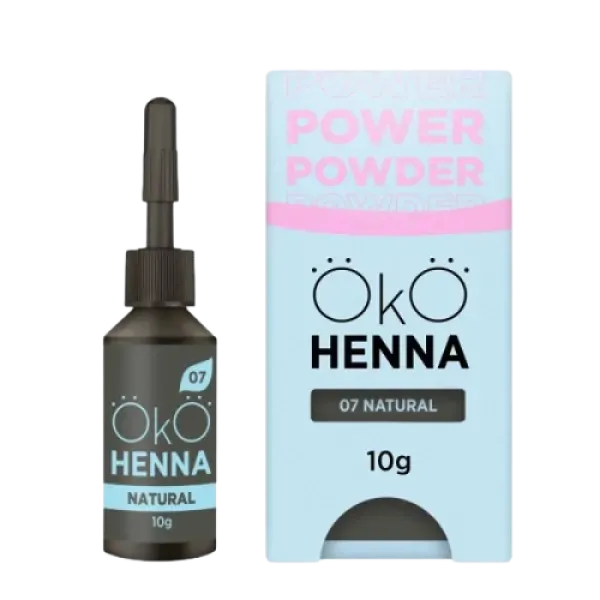 Розпродаж! Хна для брів Power Powder 07 Natural OKO 10г