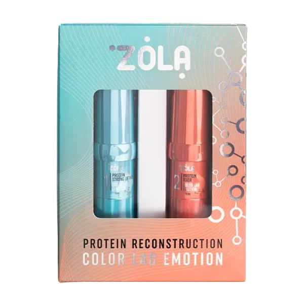 Набір для ламінування Brow&Lash Protein Reconstruction System Color Lab Emotion ZOLA