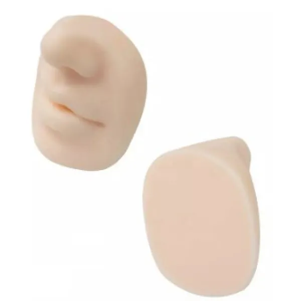Silicone practice skin 5D (lips and nose)