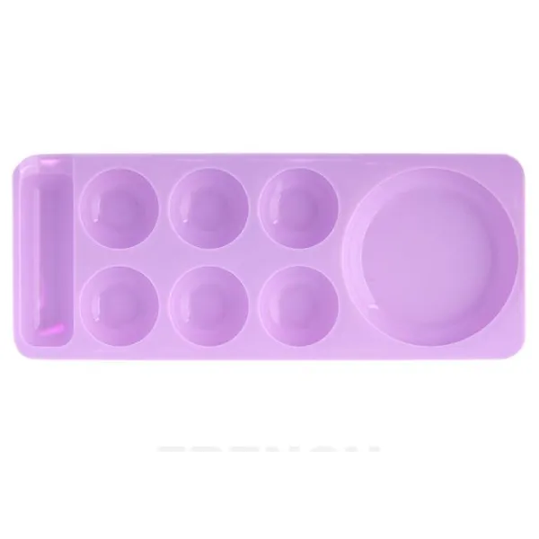 Plastic mixing palette