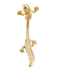 Прикраса в пупок Ящірка