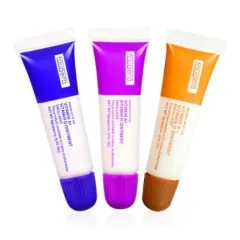 Healing lip balm Fougera with vitamins A and D in a blue tube