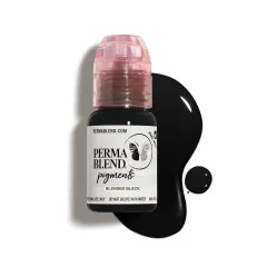 Perma Blend Black Beauty is a black eyelid pigment. Tone: cold.