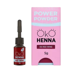 Henna for eyebrows Power Powder 06 Red Wine OKO