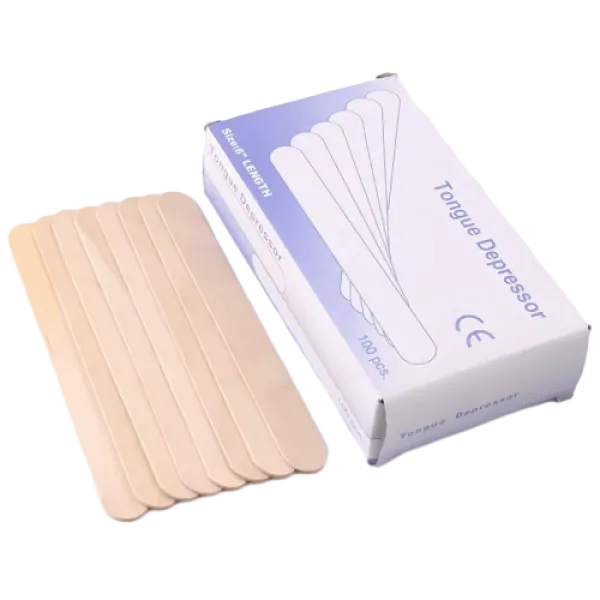 Шпатель дерев'яний Tongue Depressor 100шт