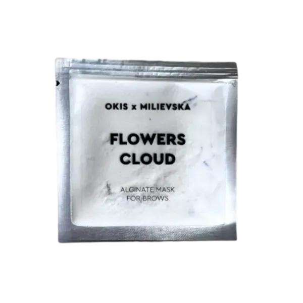 Альгинатная маска для бровей Flowers Cloud набор OKIS BROW 